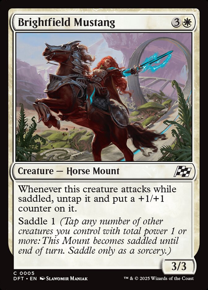 Brightfield Mustang - carta Magic The Gathering