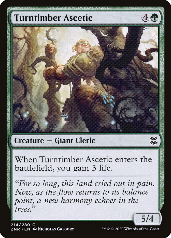 Turntimber Ascetic - carta Magic The Gathering
