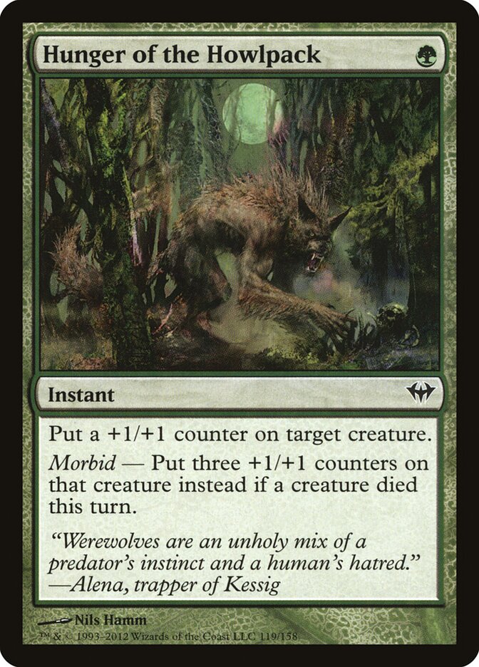 Hunger of the Howlpack - carta Magic The Gathering