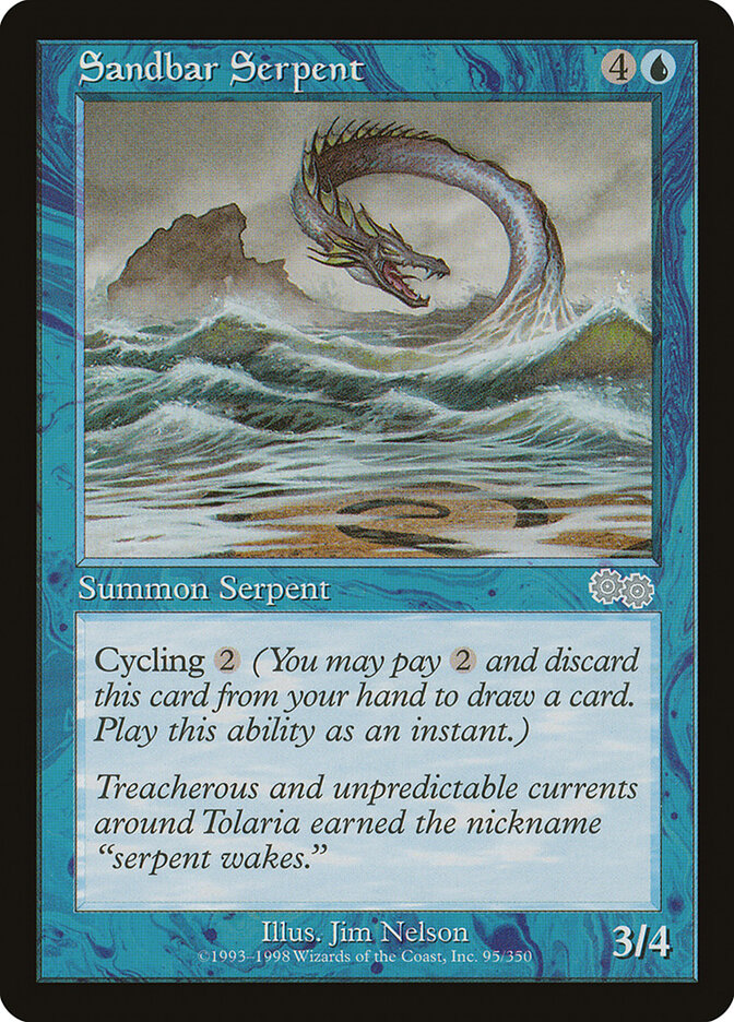 Sandbar Serpent - carta Magic The Gathering