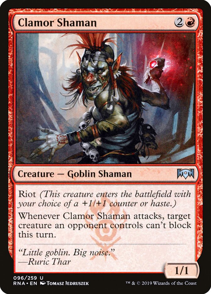 Clamor Shaman - carta Magic The Gathering