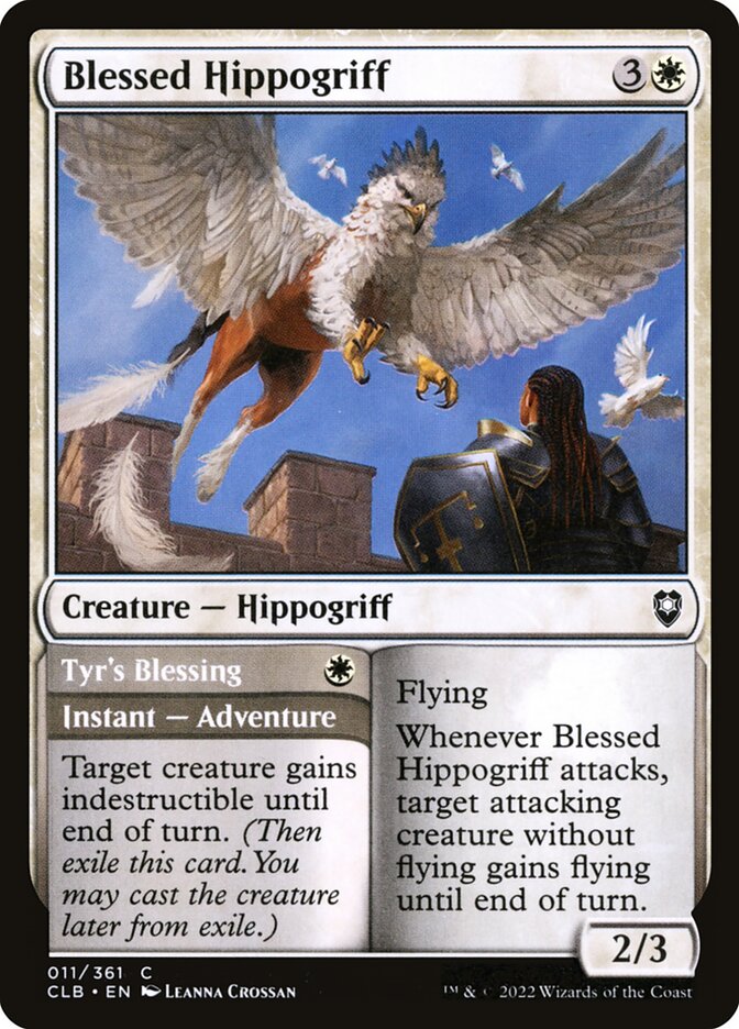 Blessed Hippogriff // Tyr's Blessing - carta Magic The Gathering