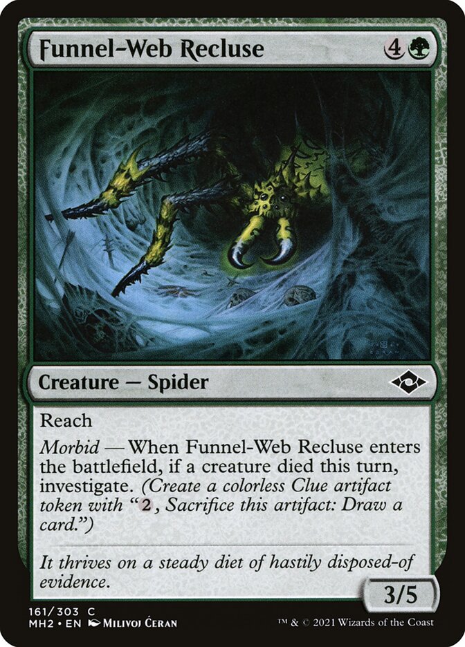 Funnel-Web Recluse - carta Magic The Gathering