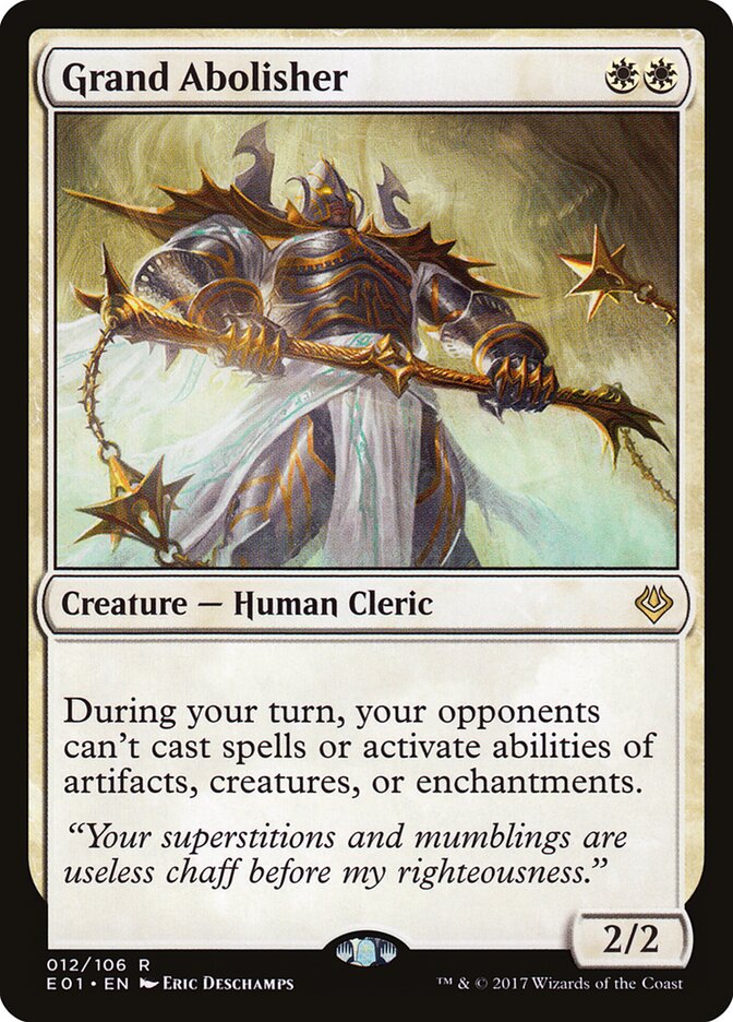 Grand Abolisher - carta Magic The Gathering