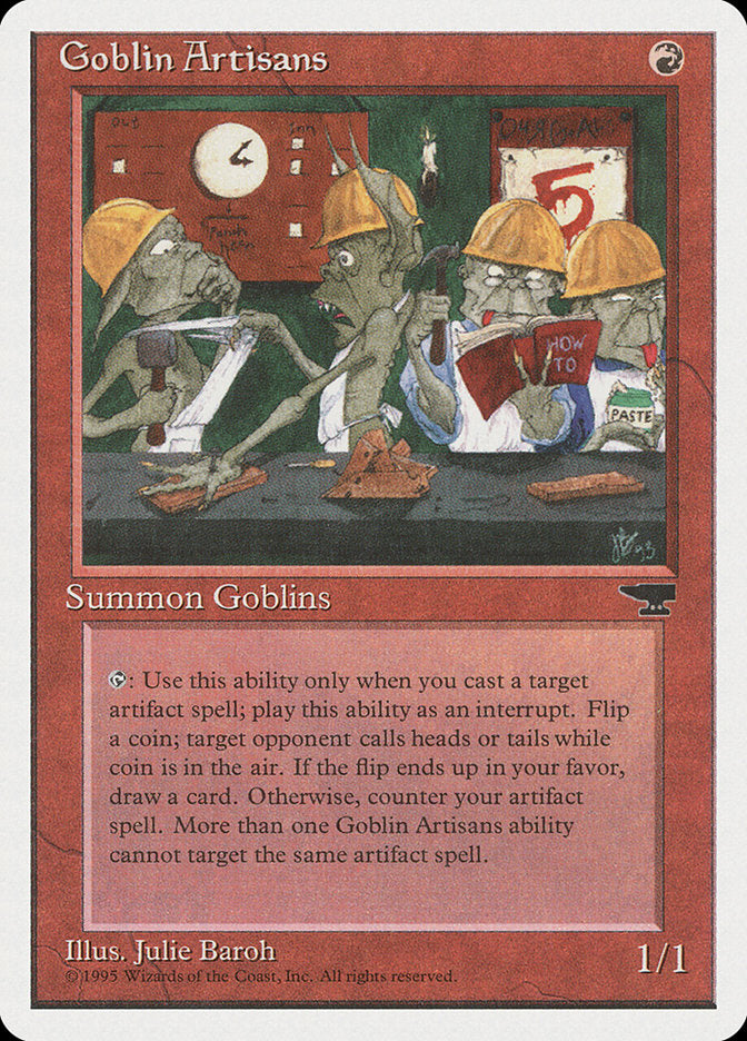Goblin Artisans - carta Magic The Gathering