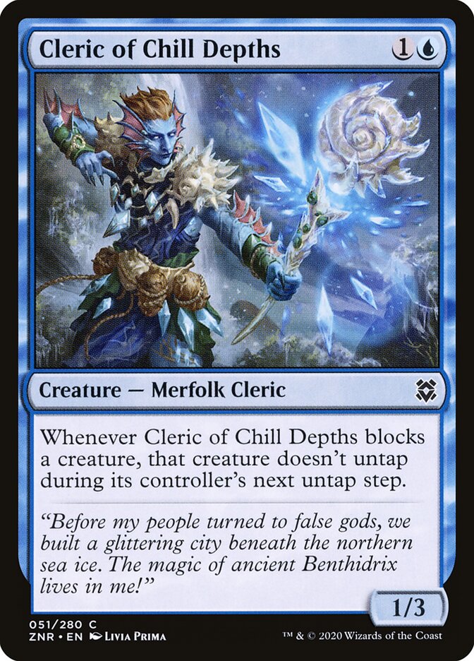 Cleric of Chill Depths - carta Magic The Gathering