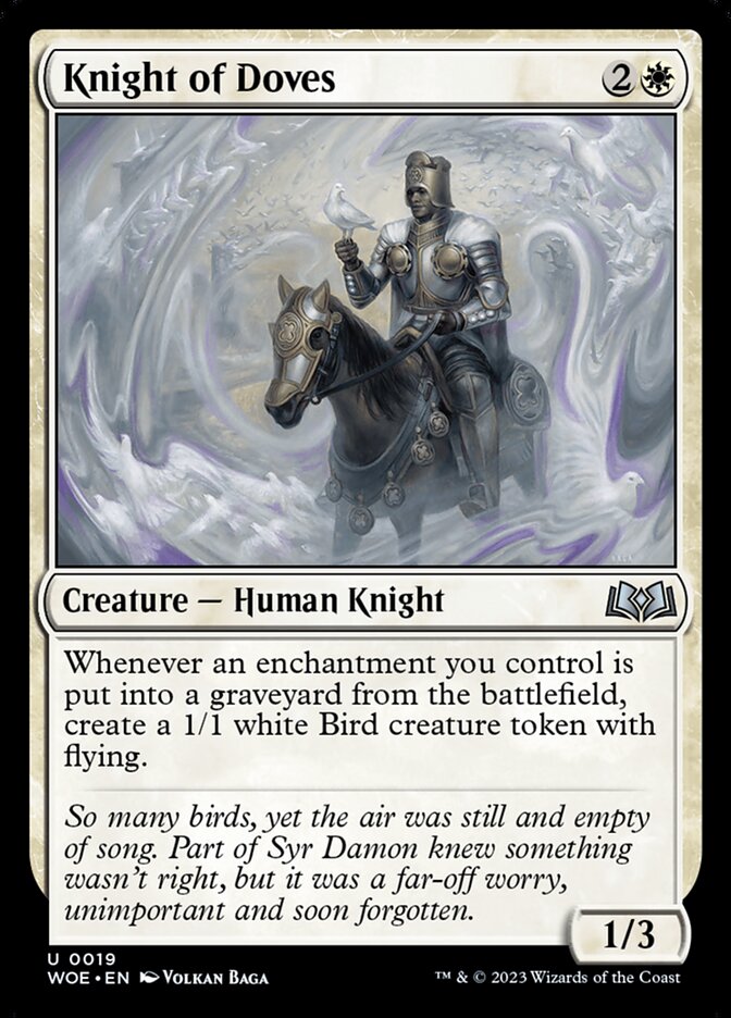 Knight of Doves - carta Magic The Gathering