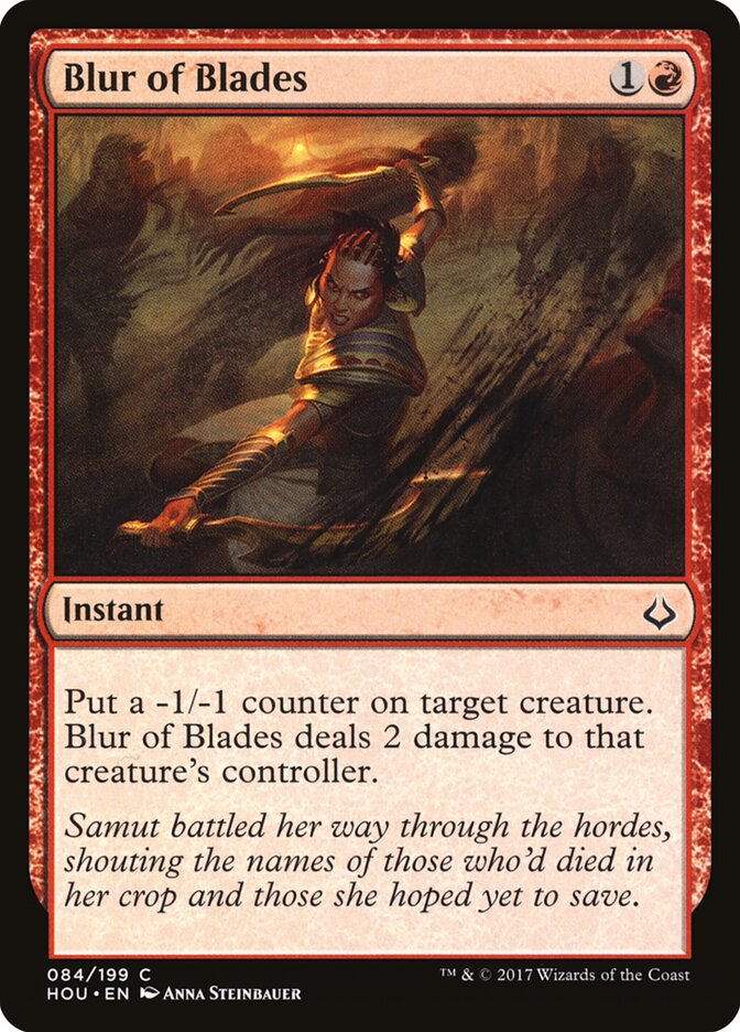 Blur of Blades - carta Magic The Gathering