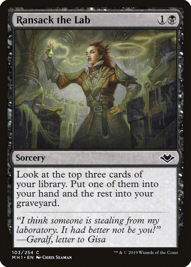 Ransack the Lab - carta Magic The Gathering