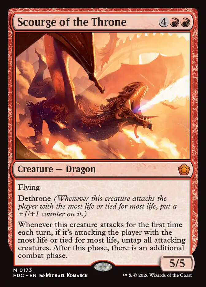 Scourge of the Throne - carta Magic The Gathering