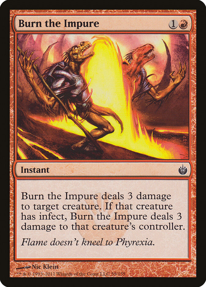 Burn the Impure - carta Magic The Gathering