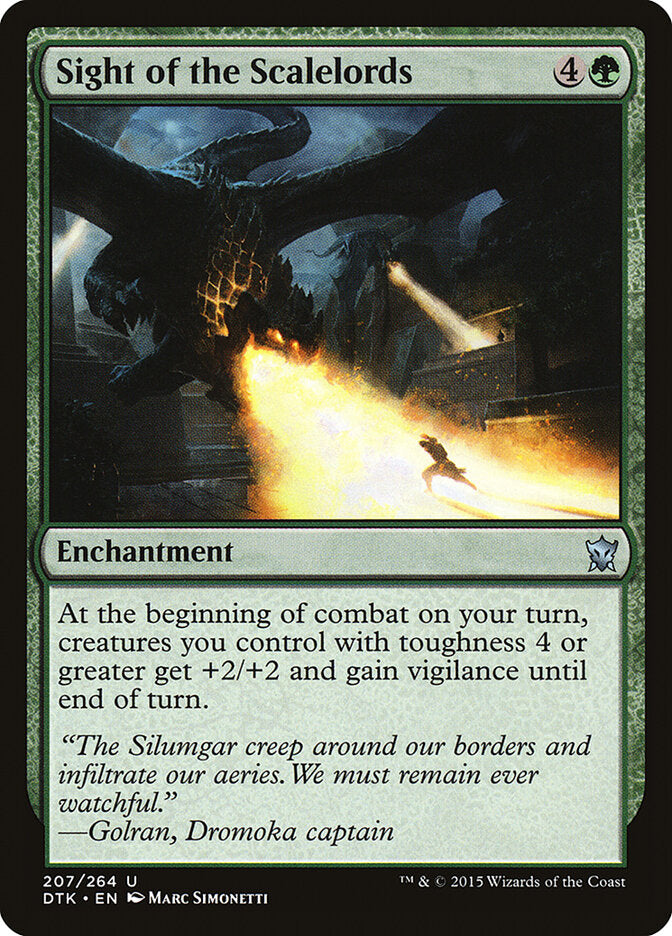 Sight of the Scalelords - carta Magic The Gathering