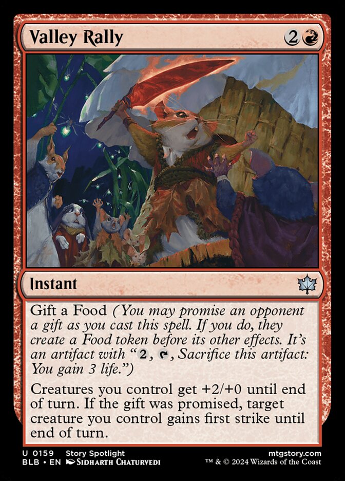 Valley Rally - carta Magic The Gathering