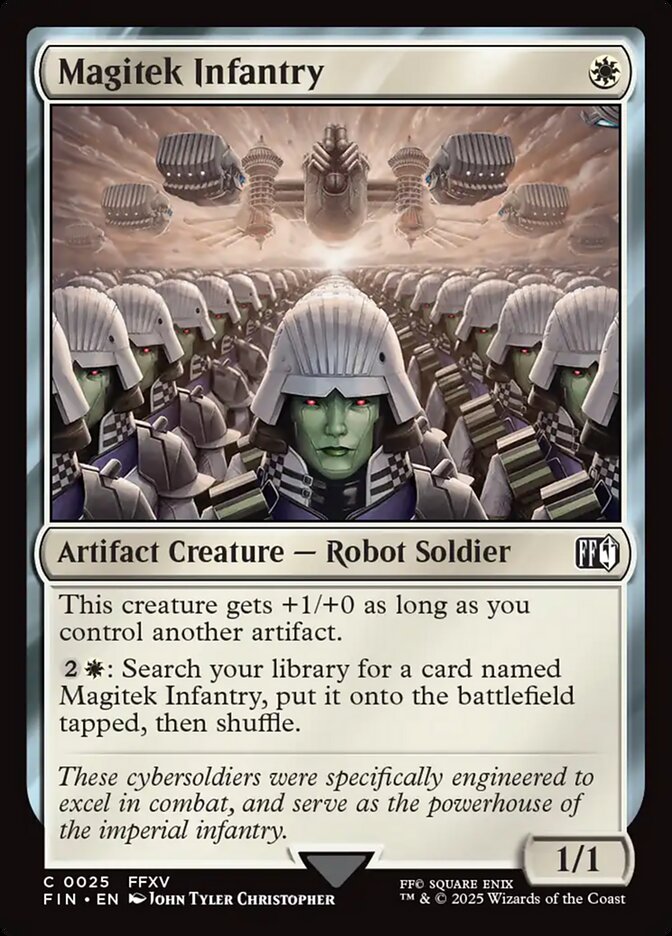 Magitek Infantry - carta Magic The Gathering