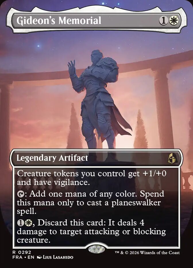 Gideon's Memorial - carta Magic The Gathering
