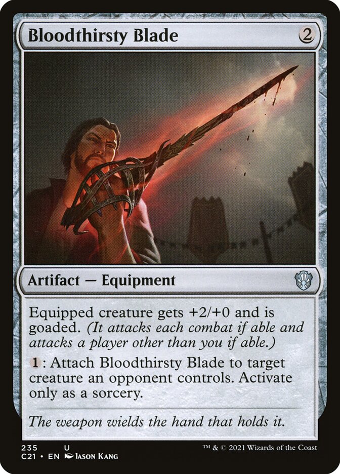 Bloodthirsty Blade - carta Magic The Gathering