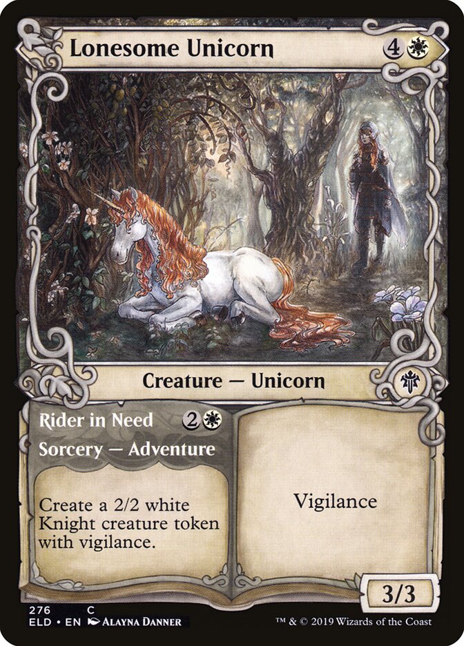 Lonesome Unicorn // Rider in Need - carta Magic The Gathering