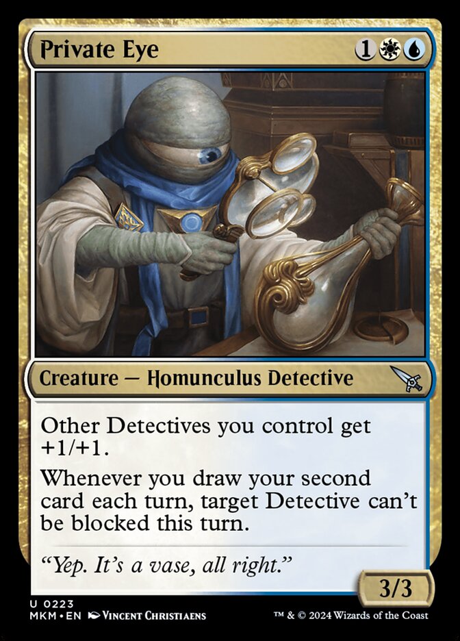 Private Eye - carta Magic The Gathering