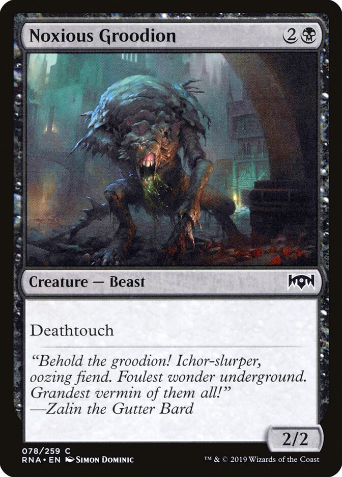 Noxious Groodion - carta Magic The Gathering