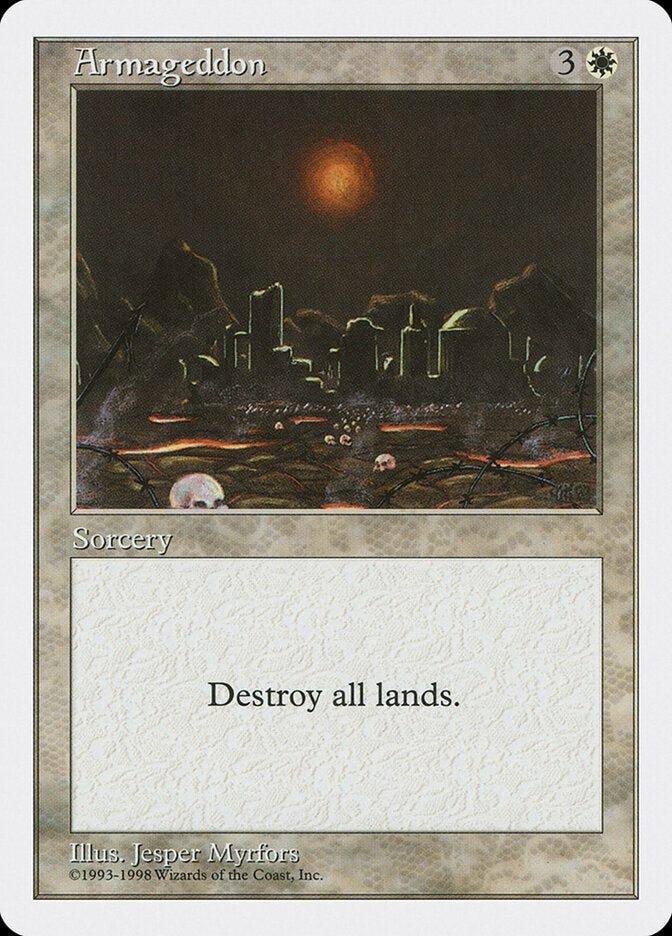 Armageddon - carta Magic The Gathering