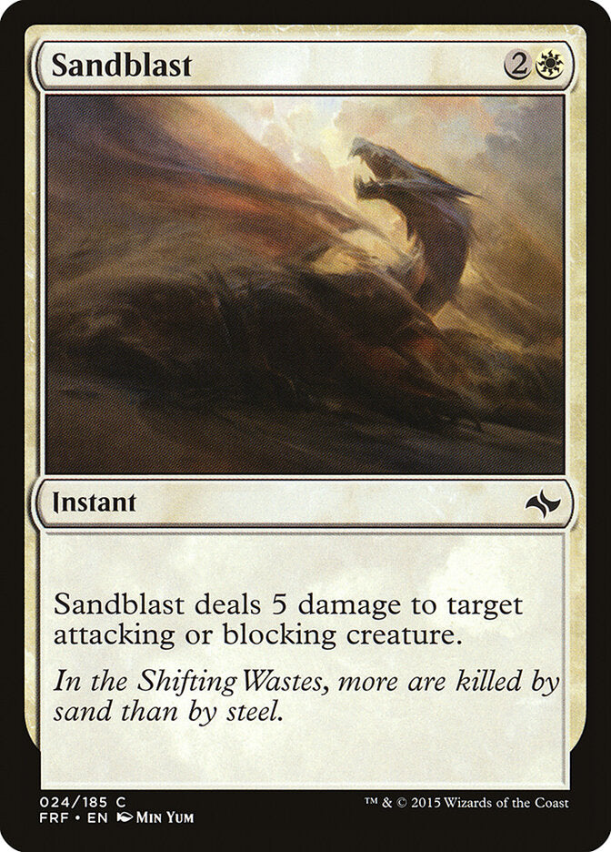 Sandblast - carta Magic The Gathering