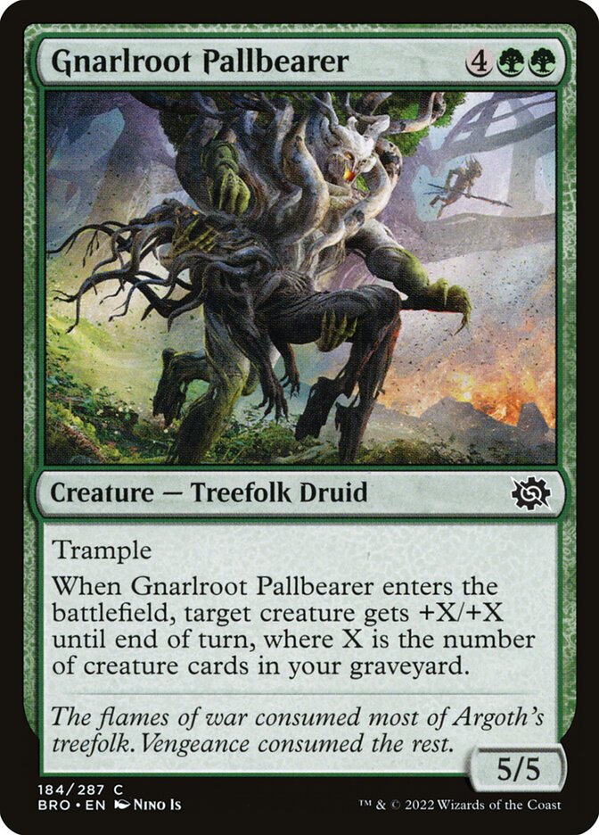 Gnarlroot Pallbearer - carta Magic The Gathering