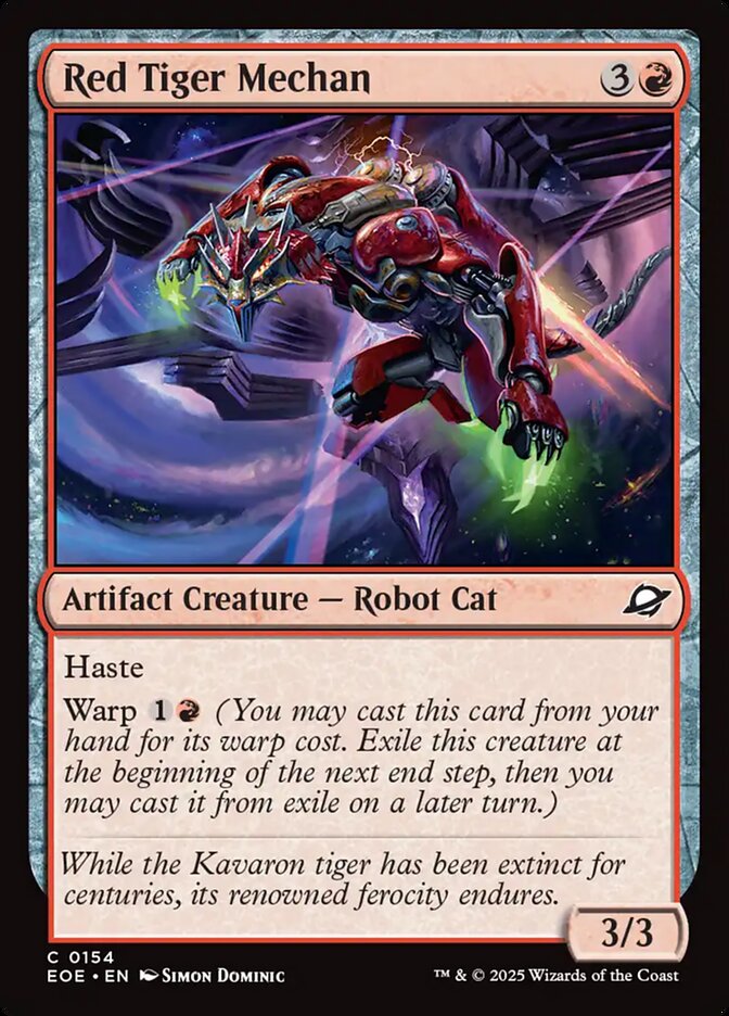 Red Tiger Mechan - EOE-154-NF-STD