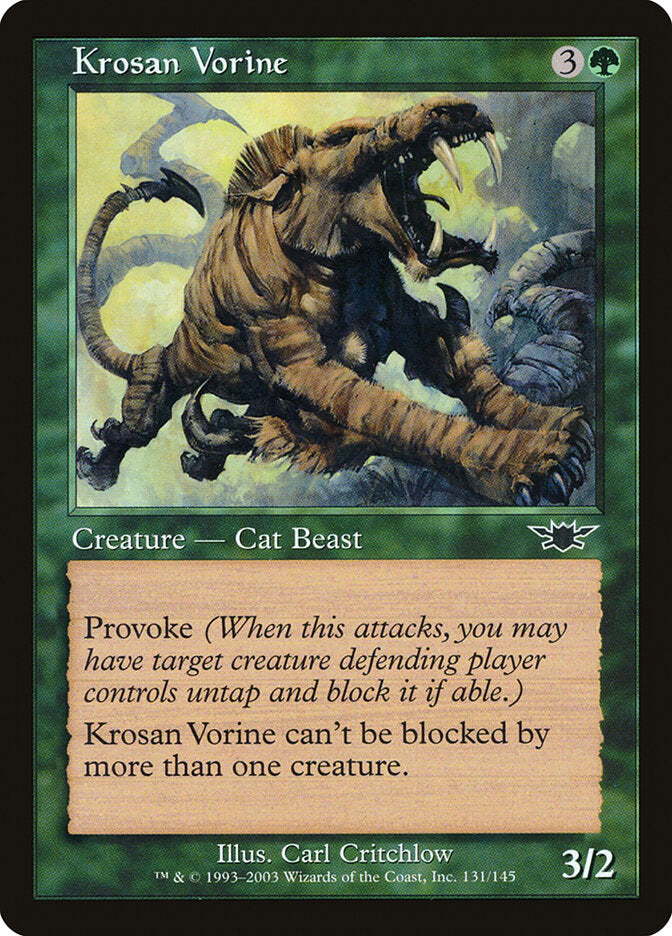Krosan Vorine - carta Magic The Gathering