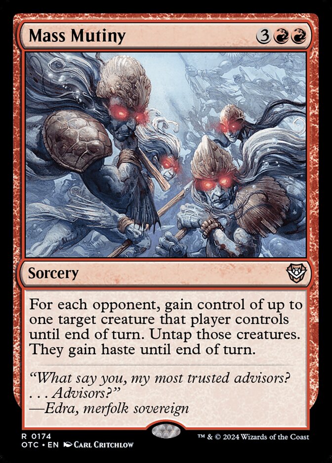 Mass Mutiny - carta Magic The Gathering