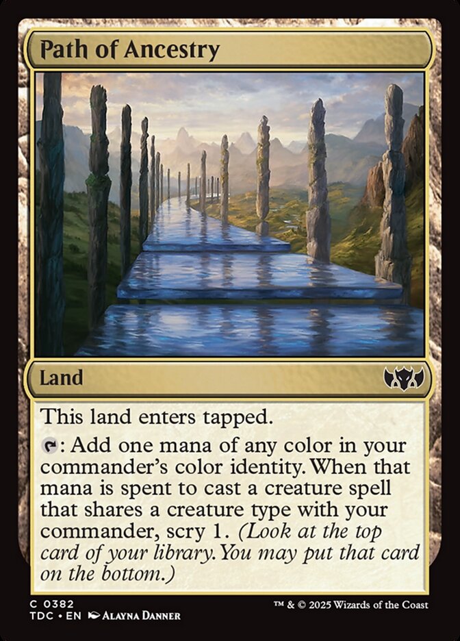 Path of Ancestry - carta Magic The Gathering