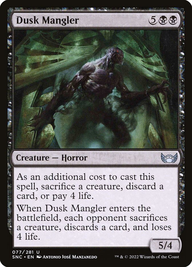 Dusk Mangler - carta Magic The Gathering