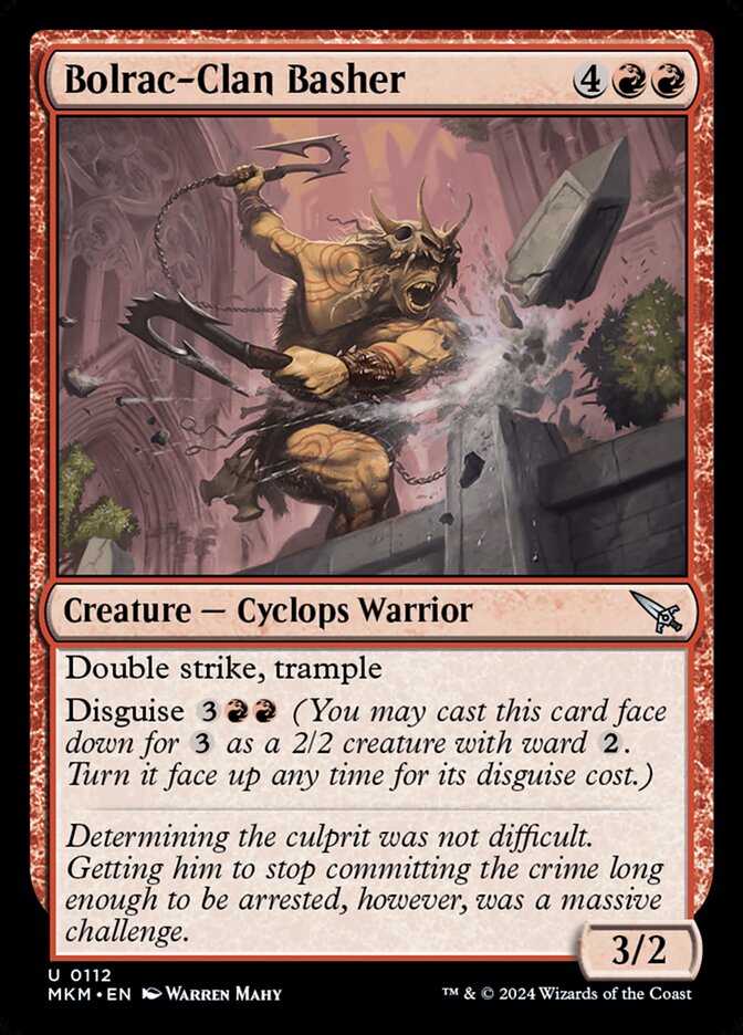 Bolrac-Clan Basher - carta Magic The Gathering