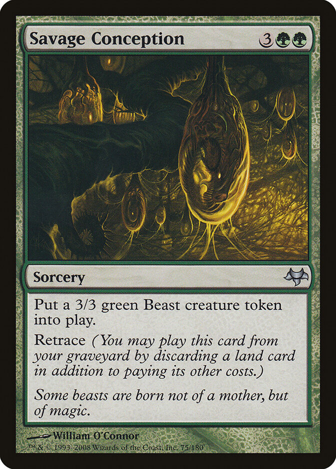 Savage Conception - carta Magic The Gathering