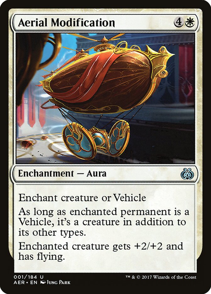 Aerial Modification - carta Magic The Gathering