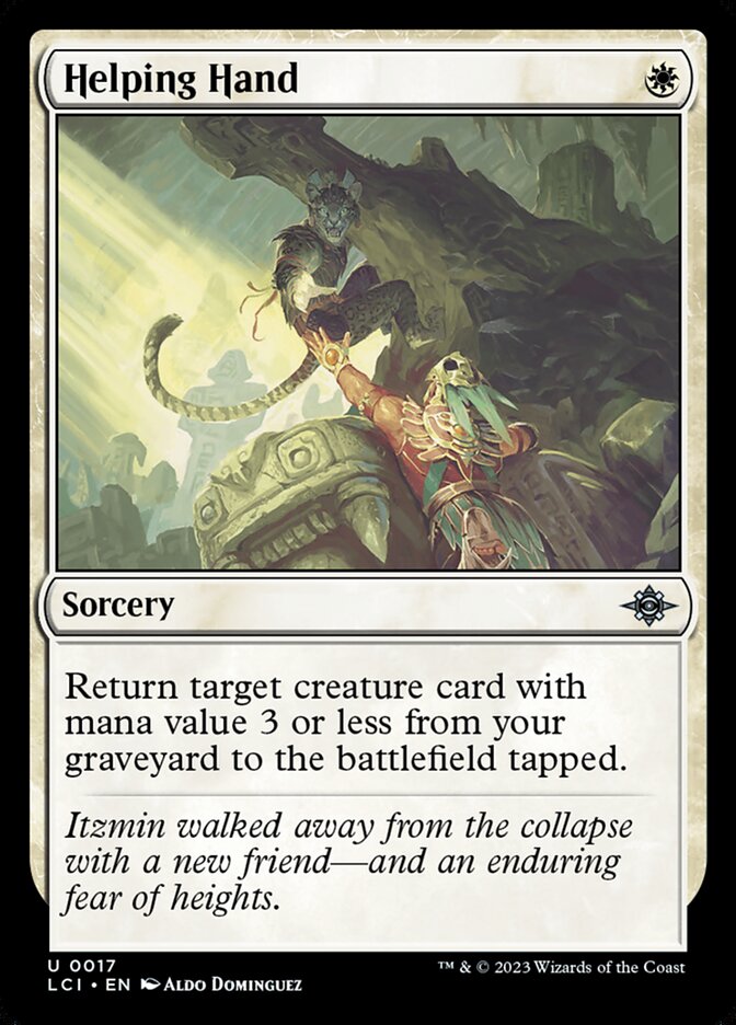 Helping Hand - carta Magic The Gathering