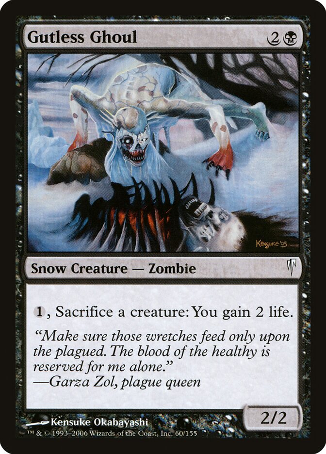Gutless Ghoul - carta Magic The Gathering