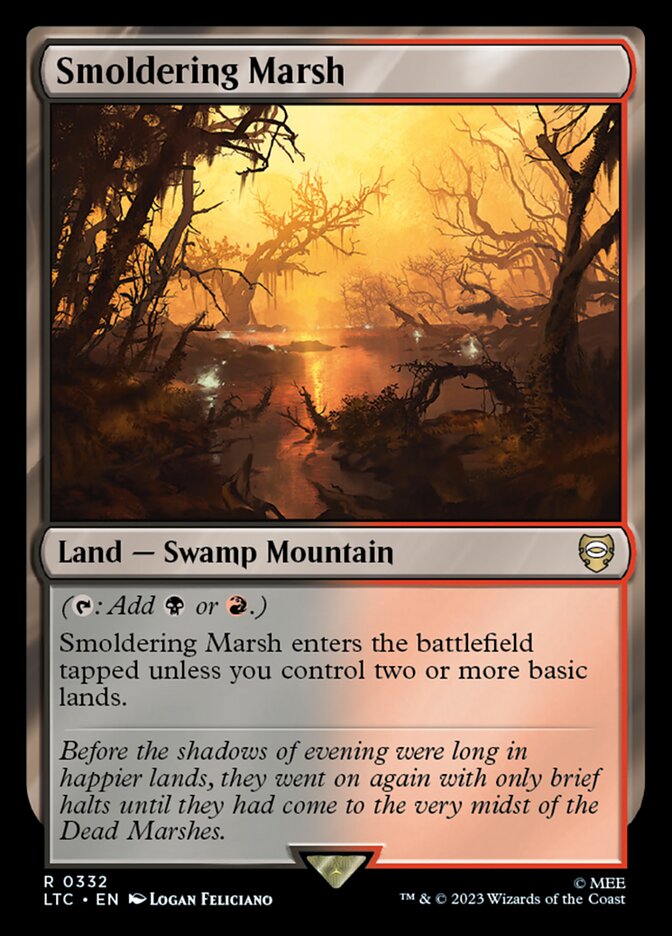 Smoldering Marsh - carta Magic The Gathering