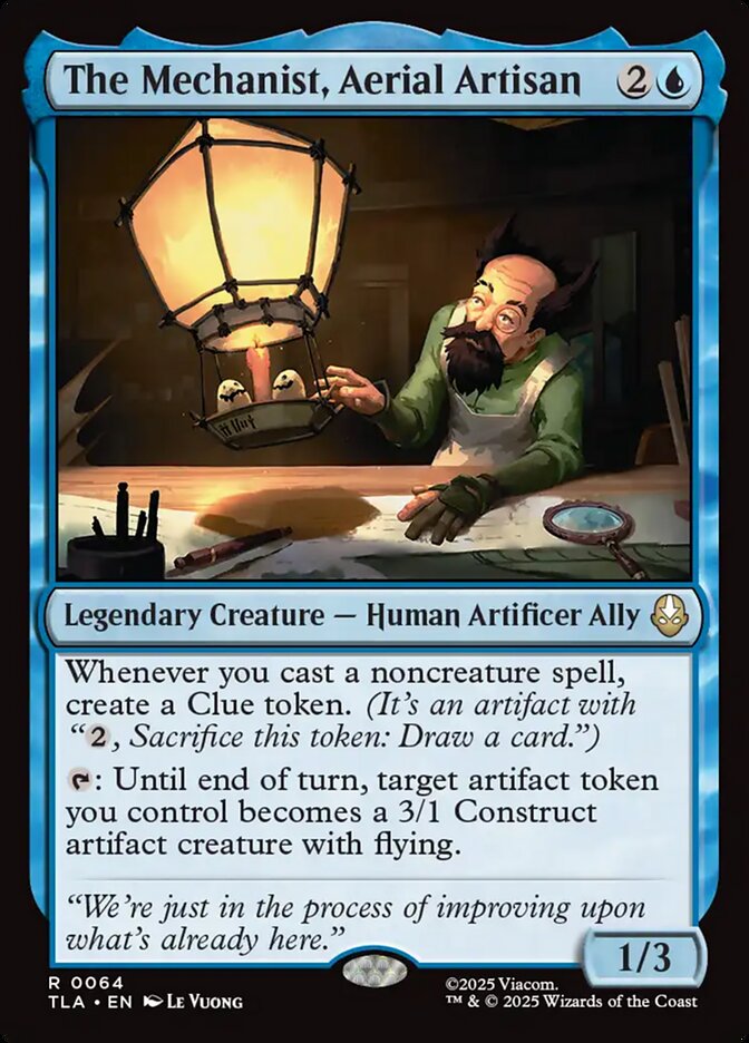 The Mechanist, Aerial Artisan - carta Magic The Gathering