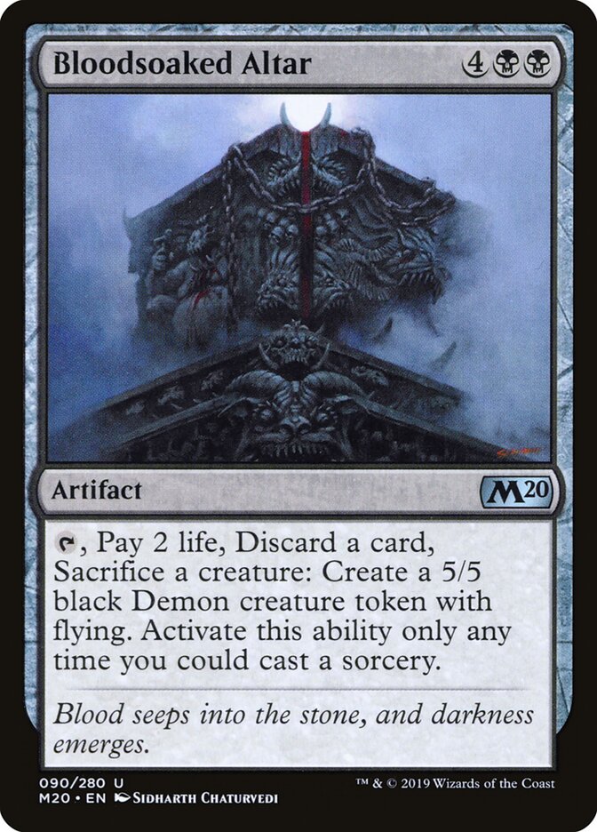 Bloodsoaked Altar - carta Magic The Gathering