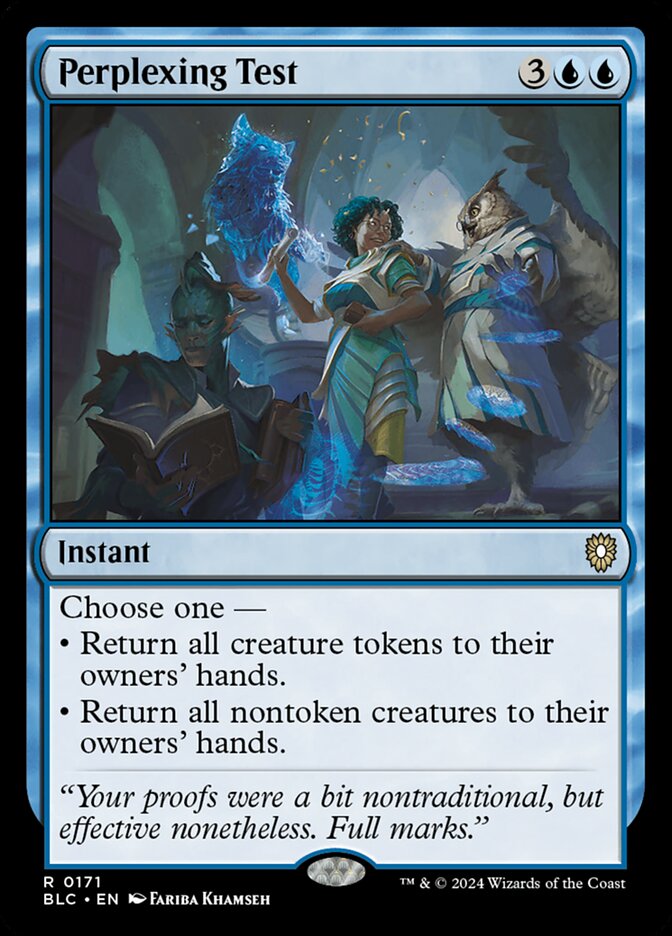 Perplexing Test - carta Magic The Gathering