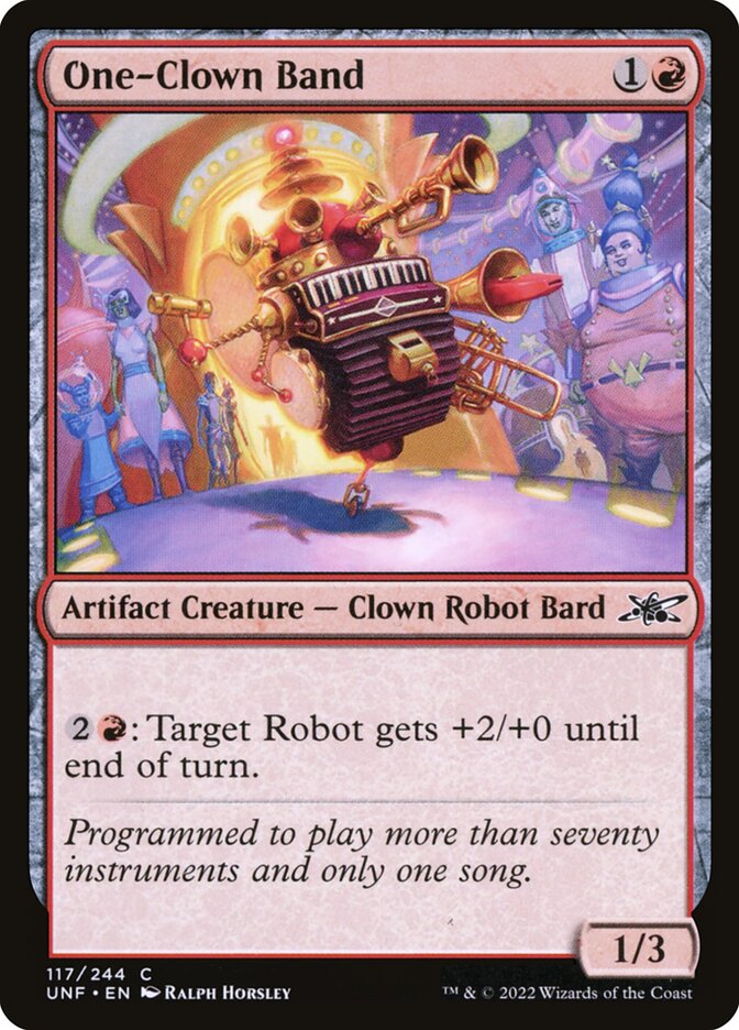 One-Clown Band - carta Magic The Gathering