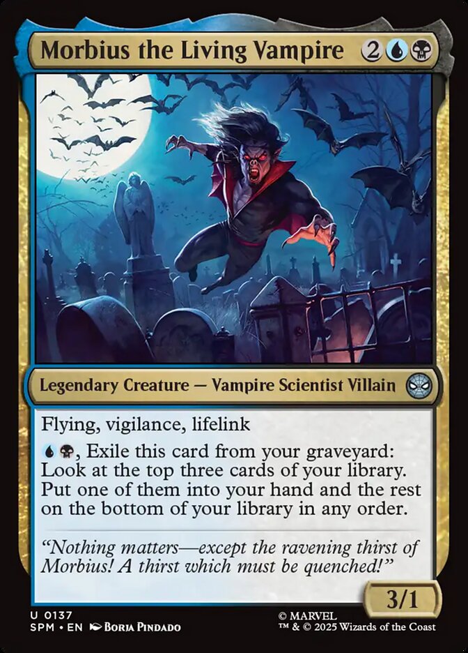 Morbius the Living Vampire - carta Magic The Gathering