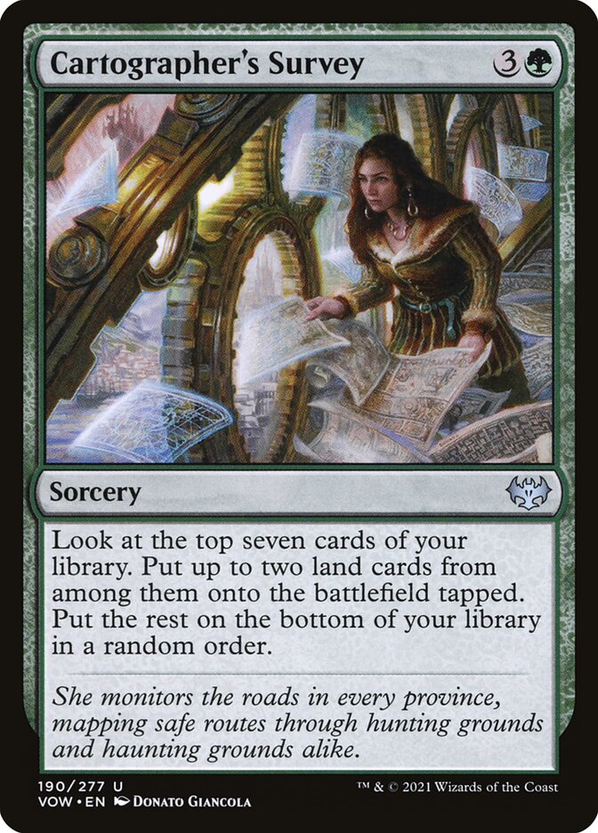 Cartographer's Survey - carta Magic The Gathering