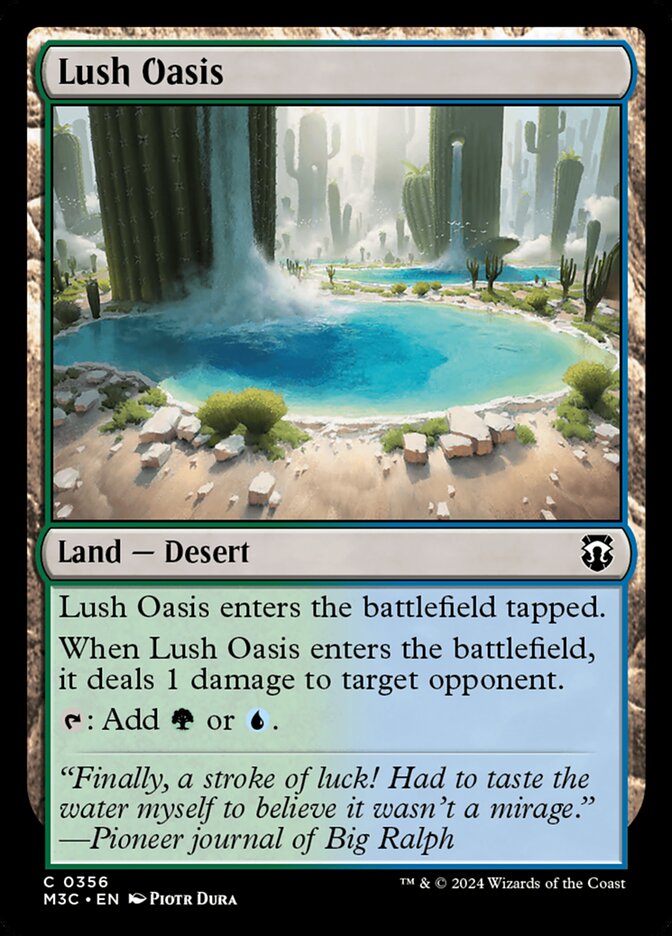 Lush Oasis - carta Magic The Gathering