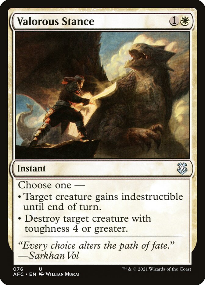 Valorous Stance - carta Magic The Gathering