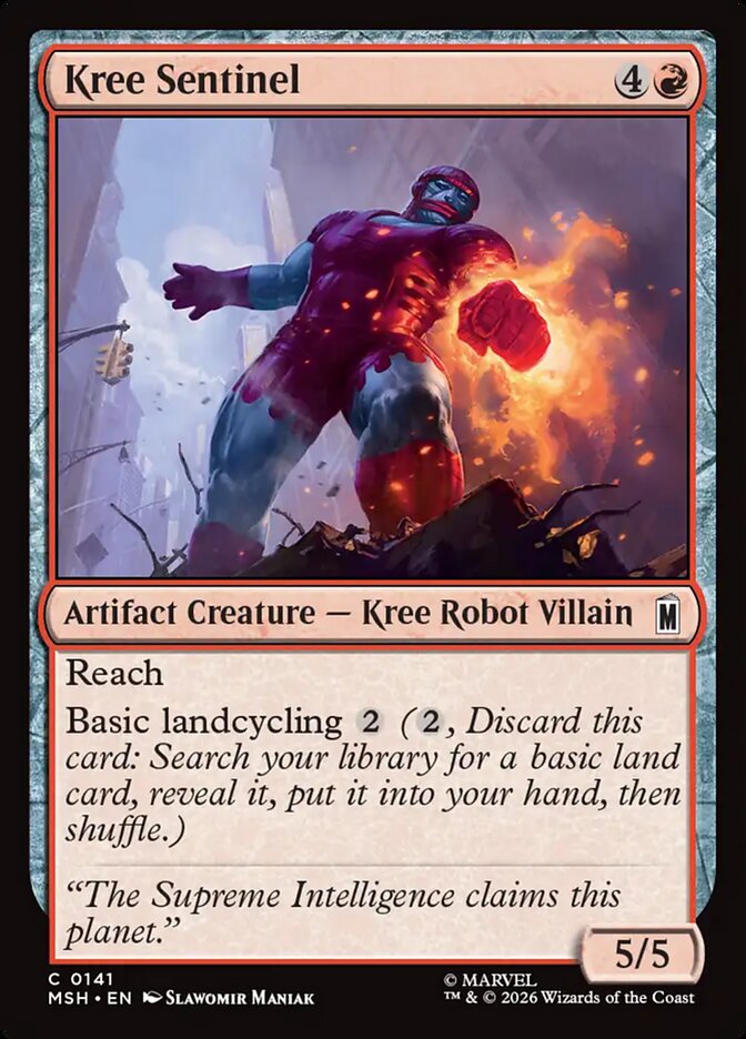 Kree Sentinel - carta Magic The Gathering