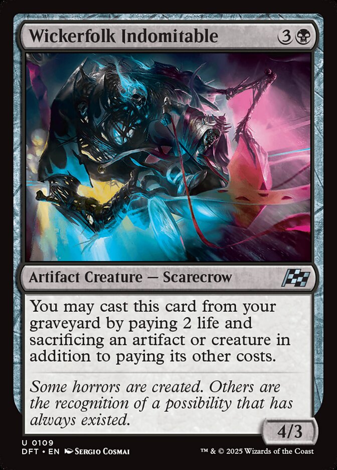 Wickerfolk Indomitable - carta Magic The Gathering