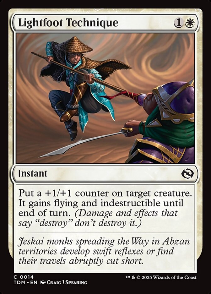 Lightfoot Technique - carta Magic The Gathering