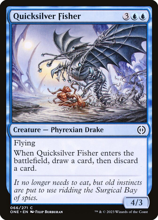 Quicksilver Fisher - carta Magic The Gathering