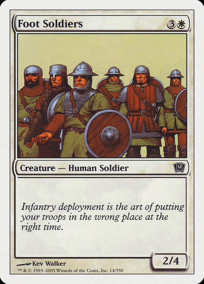 Foot Soldiers - carta Magic The Gathering